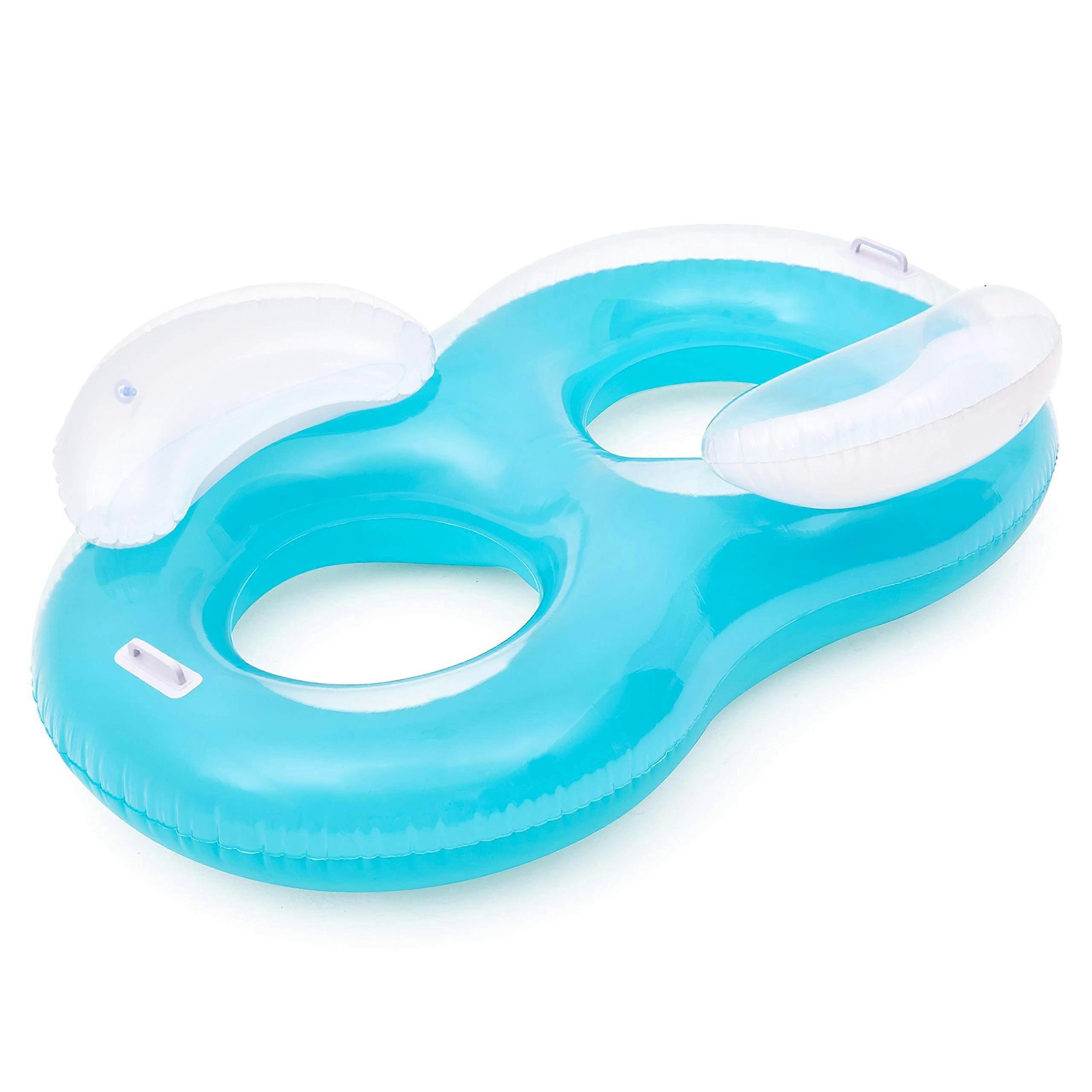 Double Ring Lounger Float 188 x 117 cm