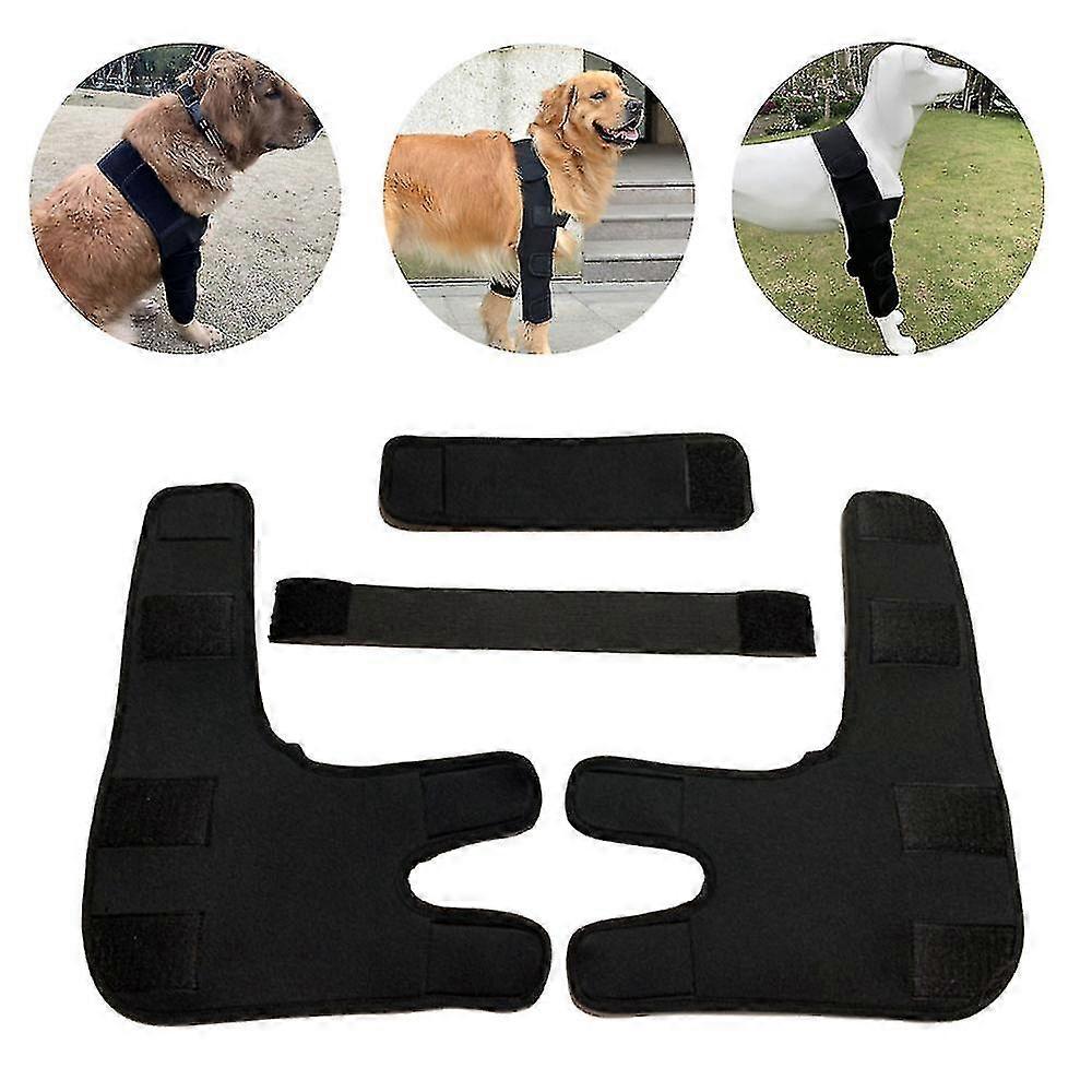 Dog Front Leg Hock Braces Elbow Protector Canine Wrap Protects Wounds Heal And Sprains Support