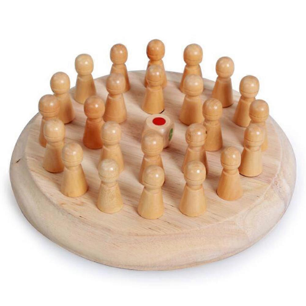 Children's Party Game Wooden Memory Matchstick Chess Game Fun Block Board