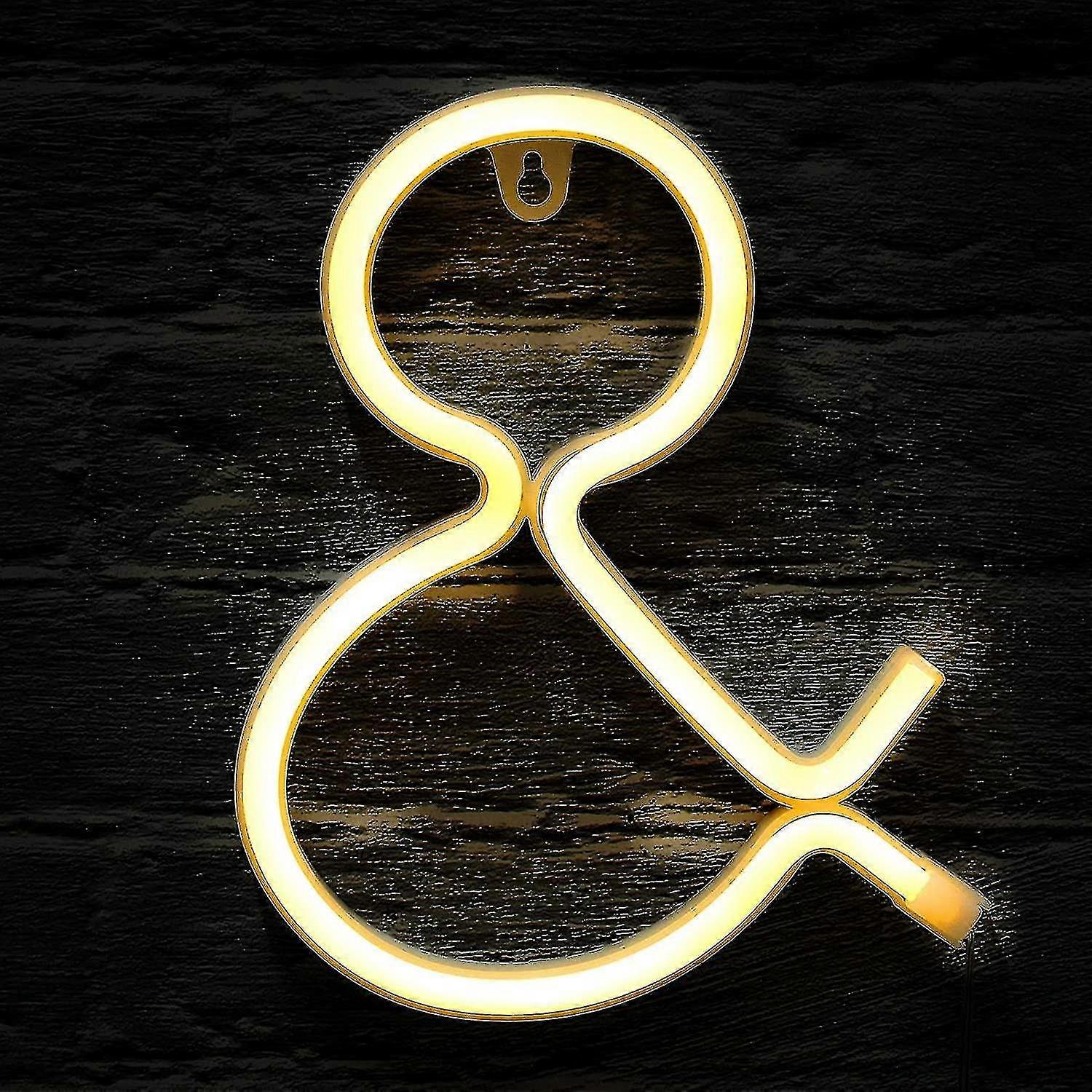 Led Neon Ceiling Light Alphanumeric Symbol Neon Light With Wireless Remote Control Switch