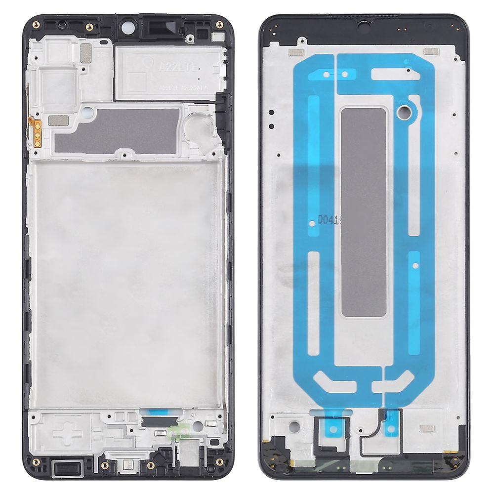 For Samsung Galaxy A22 Front Housing LCD Bezel Frame Replacement Black
