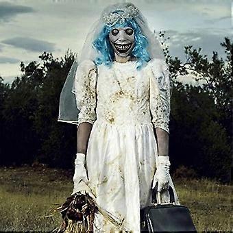 Máscara De Terror De Halloween – Máscara De Látex De Exorcista Y Demonio Sonriente, Talla Única Para Adultos – Ideal Para Cosplay, Fiestas Y Carnaval