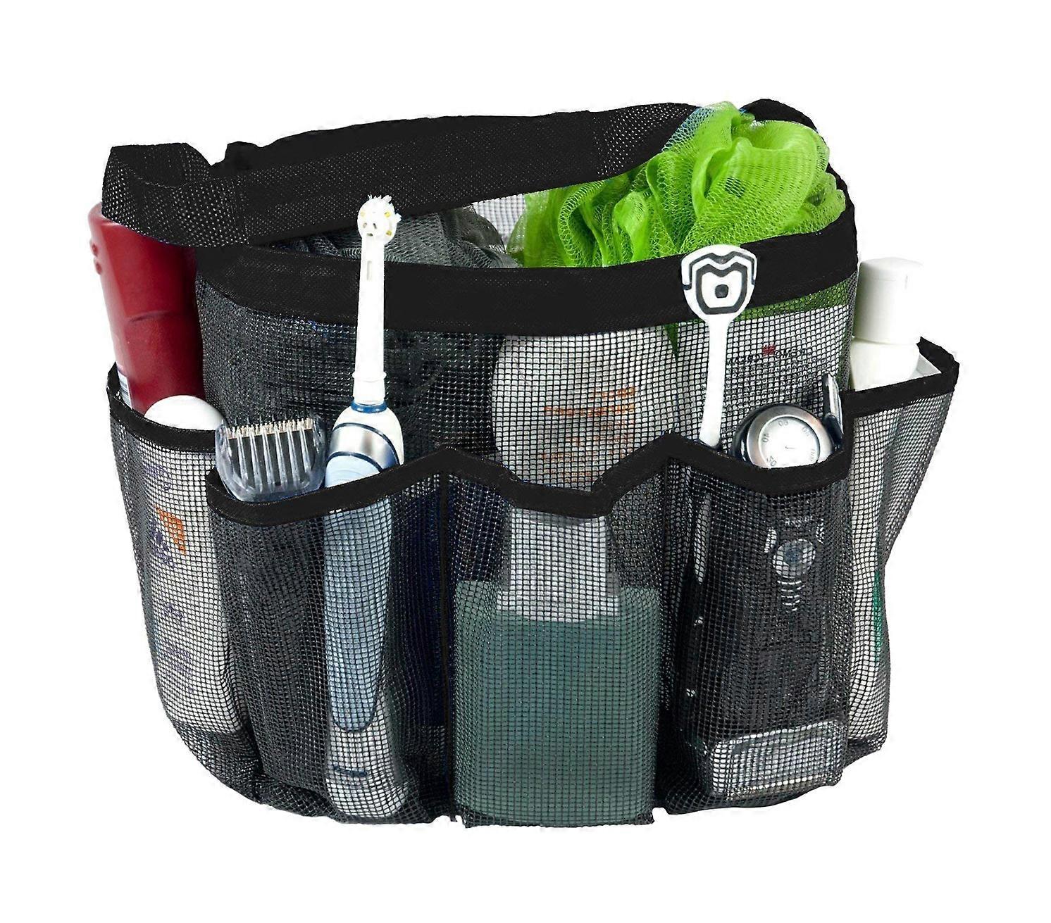 Mesh Shower Caddy with 8 Storage Compartments for Shampoo  Conditioner