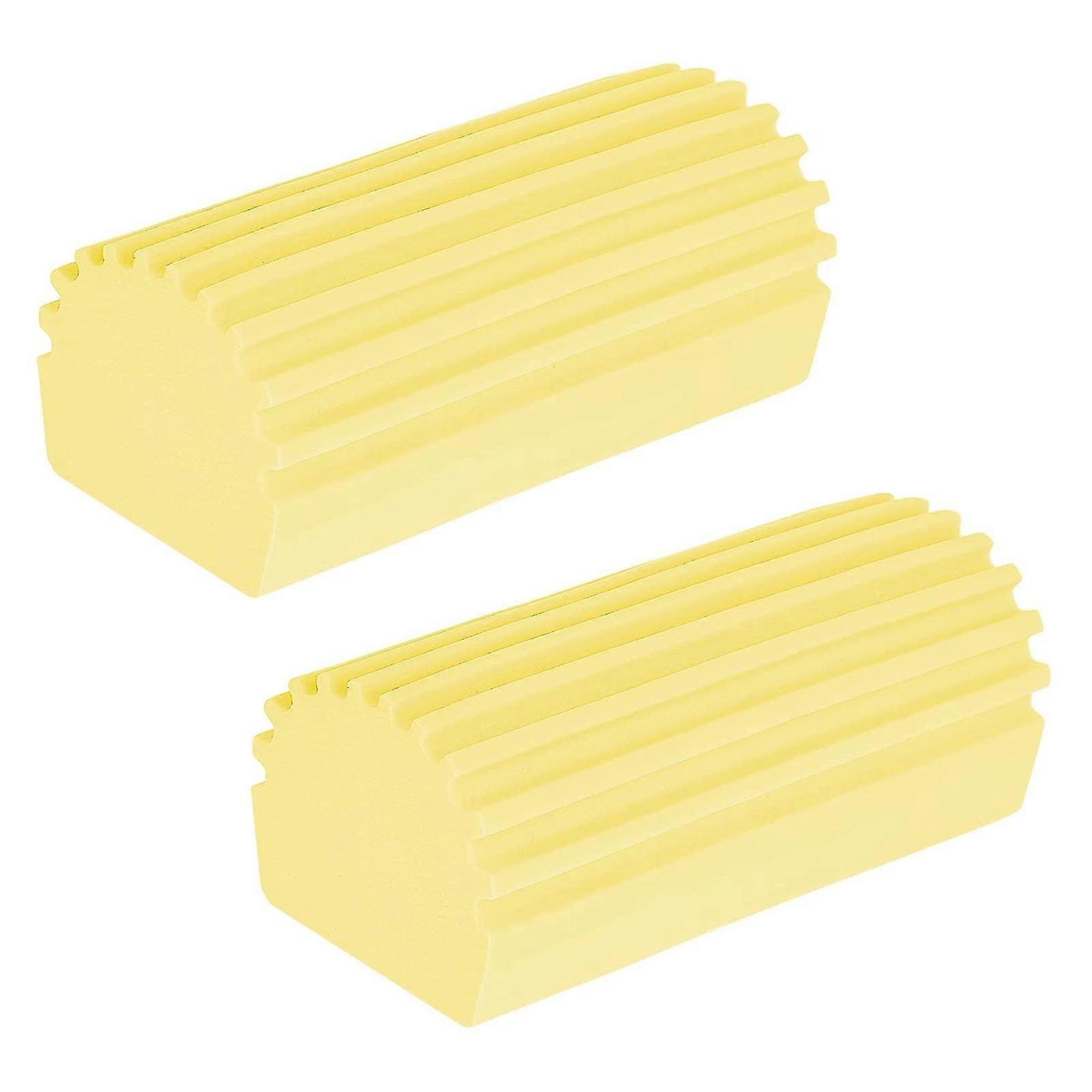 2pcs/pack Glass Damp Duster Baseboard Brush Practical Cleaning Sponge For Blinds