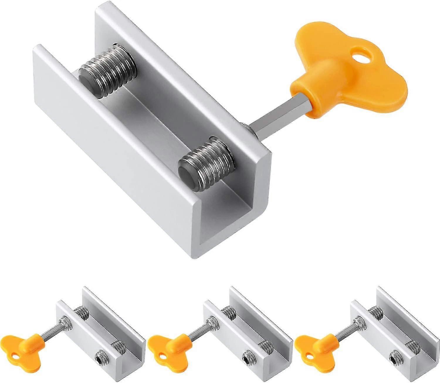 4 Sets Sliding Window Locks Window Door Security Locks Window Stopper Window Security Bars