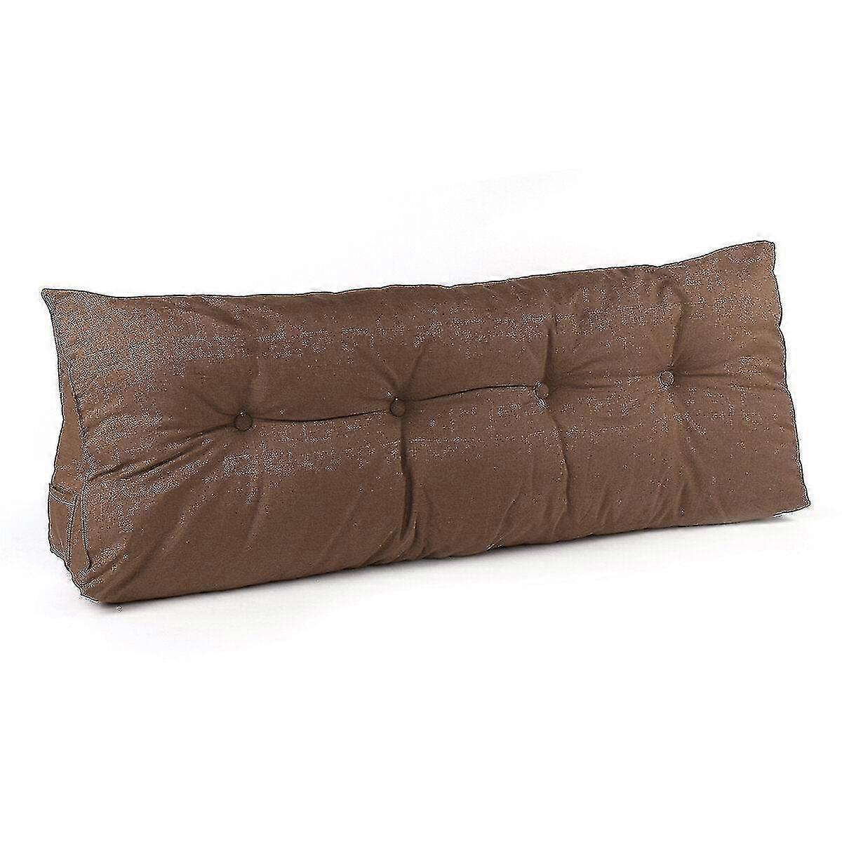 Sofa Back Cushion Bed Couch Seat Back Pad Waist Support Triangular Wedge Pillow Backrest Home Office