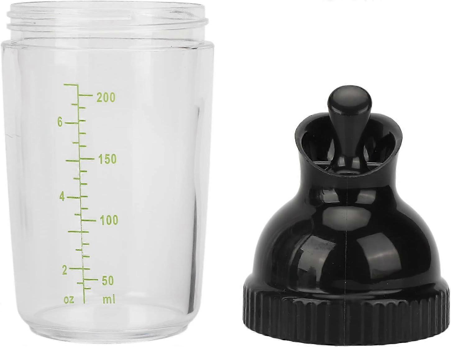 200ml Easy Grips Salad Dressing Shaker,  Leakproof Container, Universal Sauces Mixer, with Scales Kitchen Gadget, 5.5x17cm
