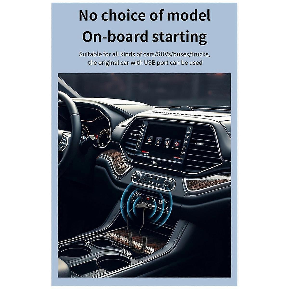 New 5.3 Bluetooth Receiver No Current Car Mp3 Player 3.5aux Adapter Call Isolation Noise Reduction