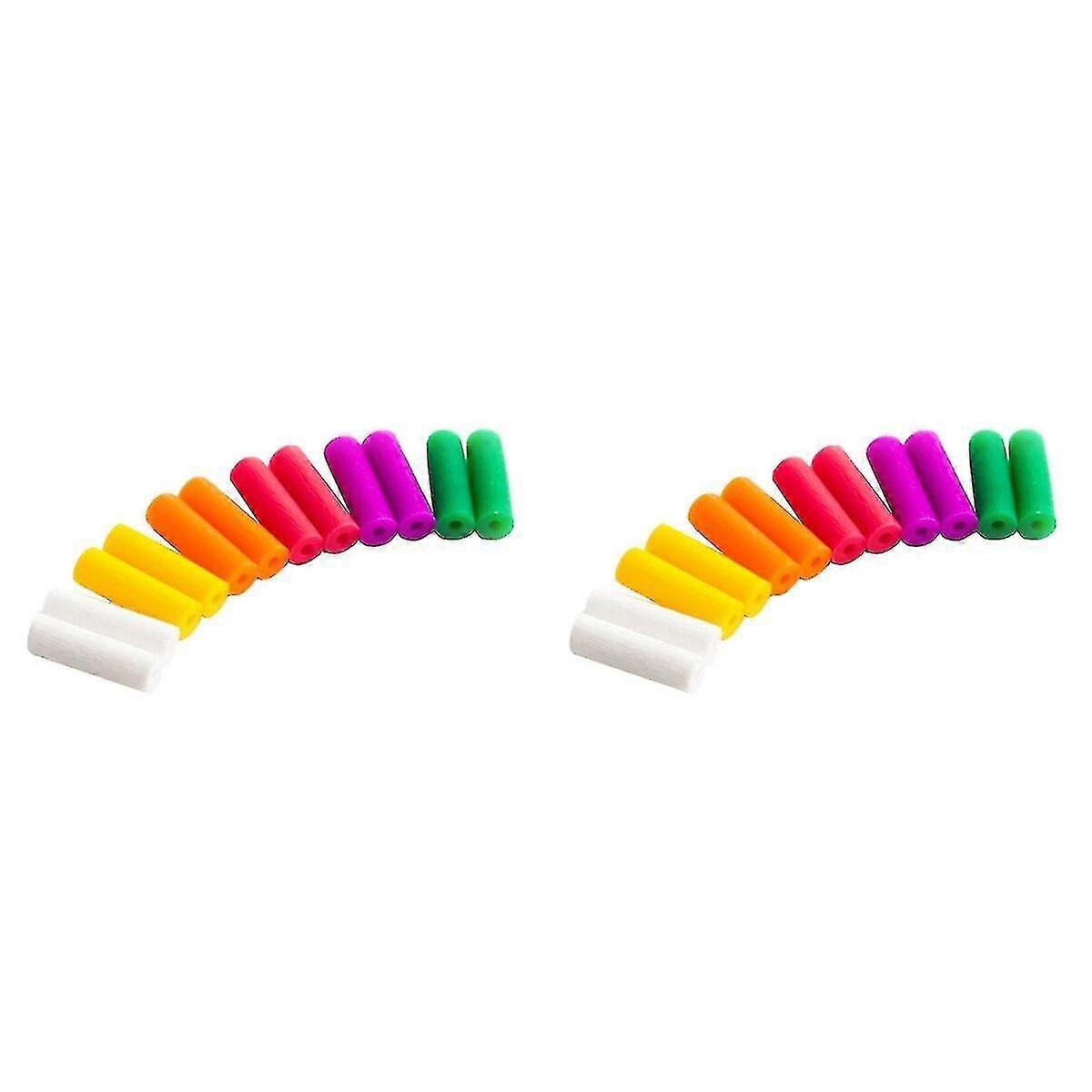 5 sett 12 stk Ortodontisk Aligner Chewies Aligner Chompers (tilfeldig fargesmak )