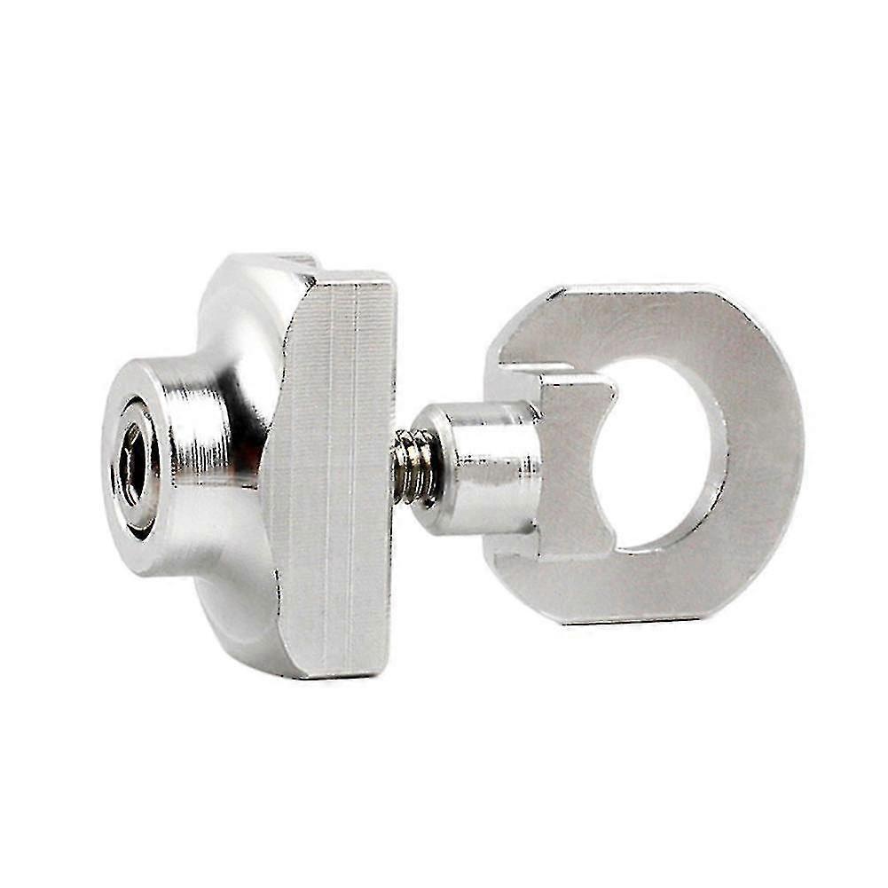 Aluminiumlegering vikbar cykelkedjesträckare (1 stycke, silver)