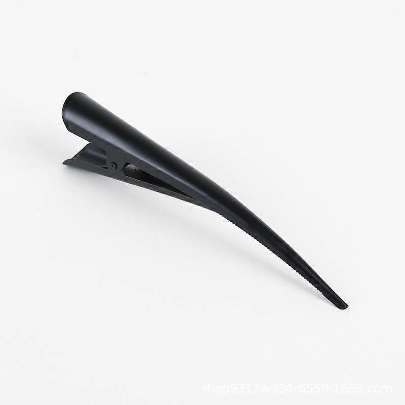 مشابك شعر كبيرة طويلة من التمساح لتصفيف صالون التقطيع ، 5 بوصات مقاومة للصدأ مشابك معدنية منقار البط المتينة غير القابلة للانزلاق للنساء الشعر الكثيف والرقيق (2