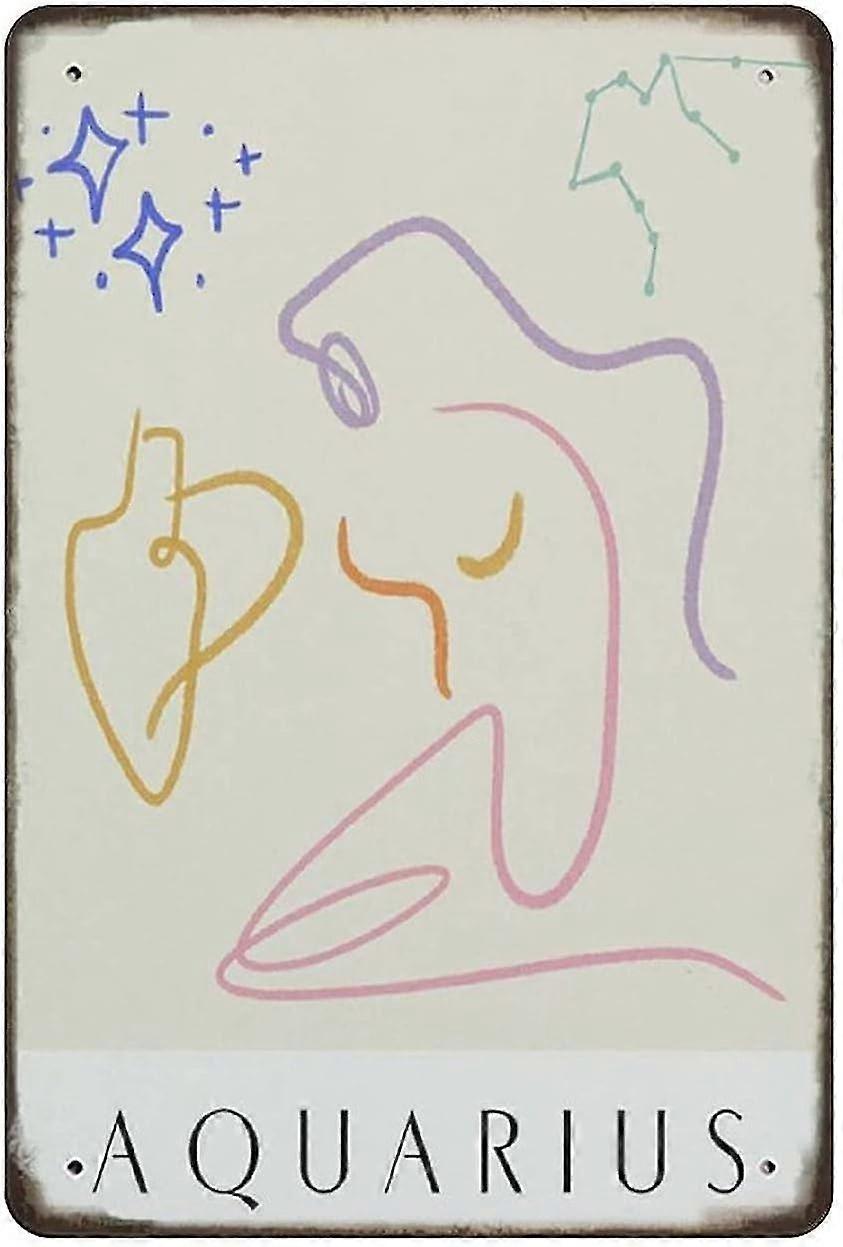 Placa de Metal para Mulher Daisy Decoration 8x12 Polegadas OU 12x16 Polegadas Modo 1690