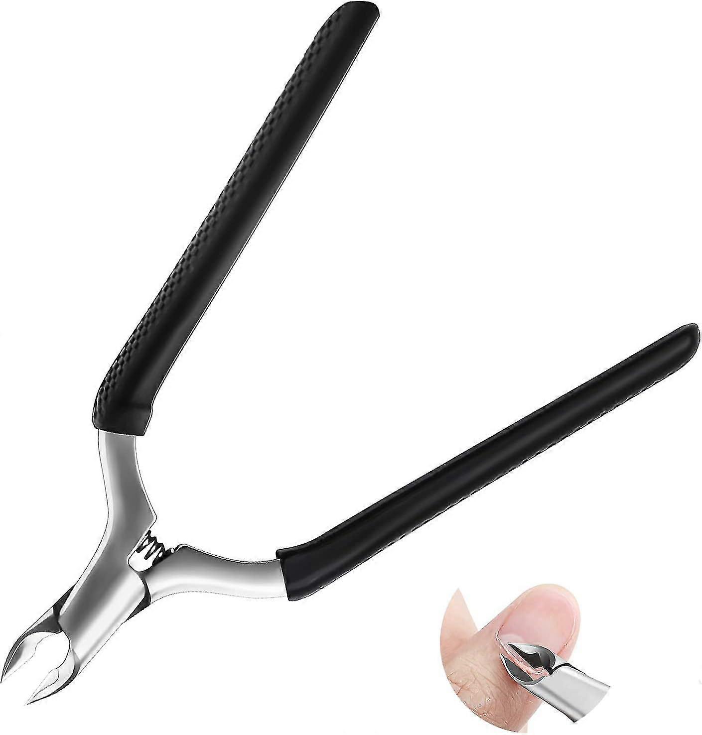 Professional Cuticle Nipper, Cuticle Sharp Stainless Steel Cuticle Nipper With Non-slip Handle For Precise Excess Cuticle Removal, Cuticle Scissors Fo