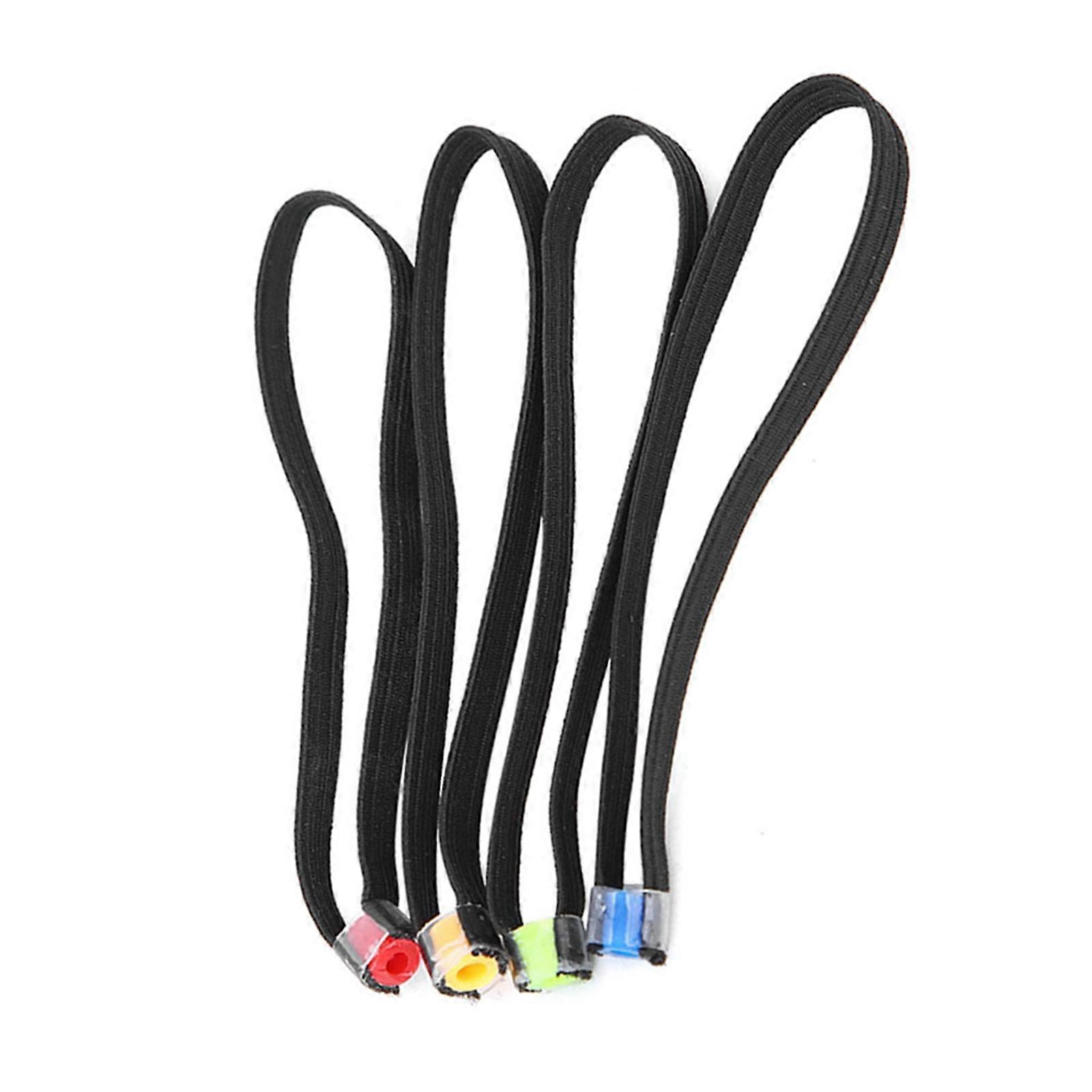 Elastic Fabric Lightweight Fishing Tippet Spool Ring - 4PCS Fish Wire Loop Tackle Accessory