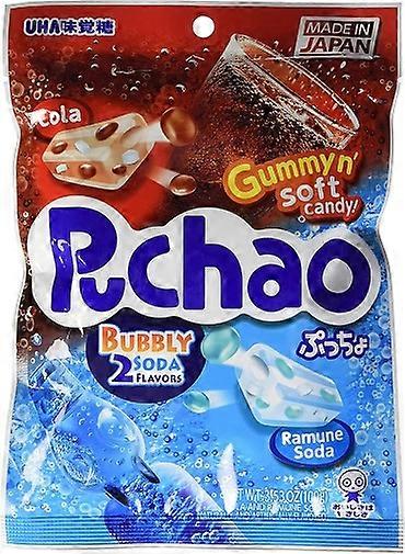 Puchao Gummy n' Soft Candy Bubbly Soda Flavors