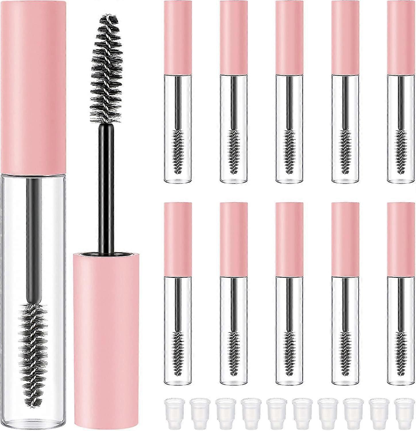 10pcs Empty Mascara Tube With Eyelash Wand Plastic Eyeliner Tube Container Refillable(10ml)