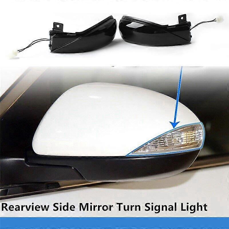 Car LED Dynamic Side Mirror Turn Signal Indicator Lamp for 3 BL 2008-2014 for 6 2007-2015 Smoked