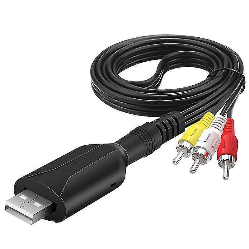 Usb 2.0 Audio Video Capture Card Av Composite Adapter Cable 3rca To Usb Grabber