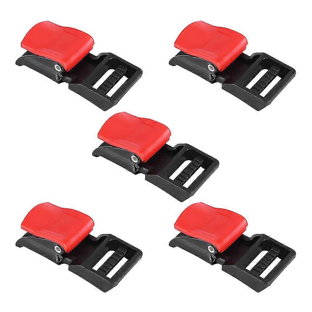 Motorcycle Helmet Quick Release Buckles - 5pcs Disconnect Chin Strap Clip