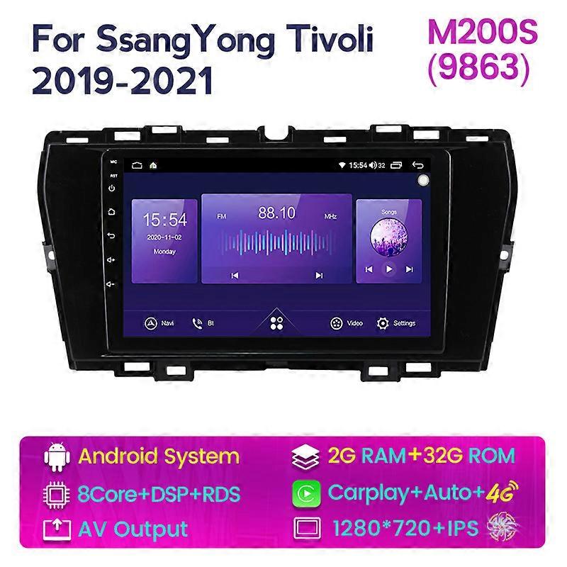Android Auto All In One Car Intelligent System For SsangYong Tivoli Tivolan 2019 - 2021 Navigation GPS Carplay Auto DSP