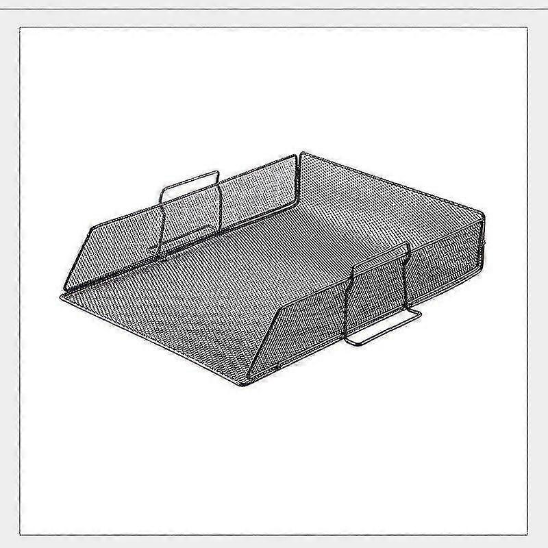 Mesh Letter Book Magazine Holder Paper Document Metal Iron Storage Rack File Tray For Office Desk