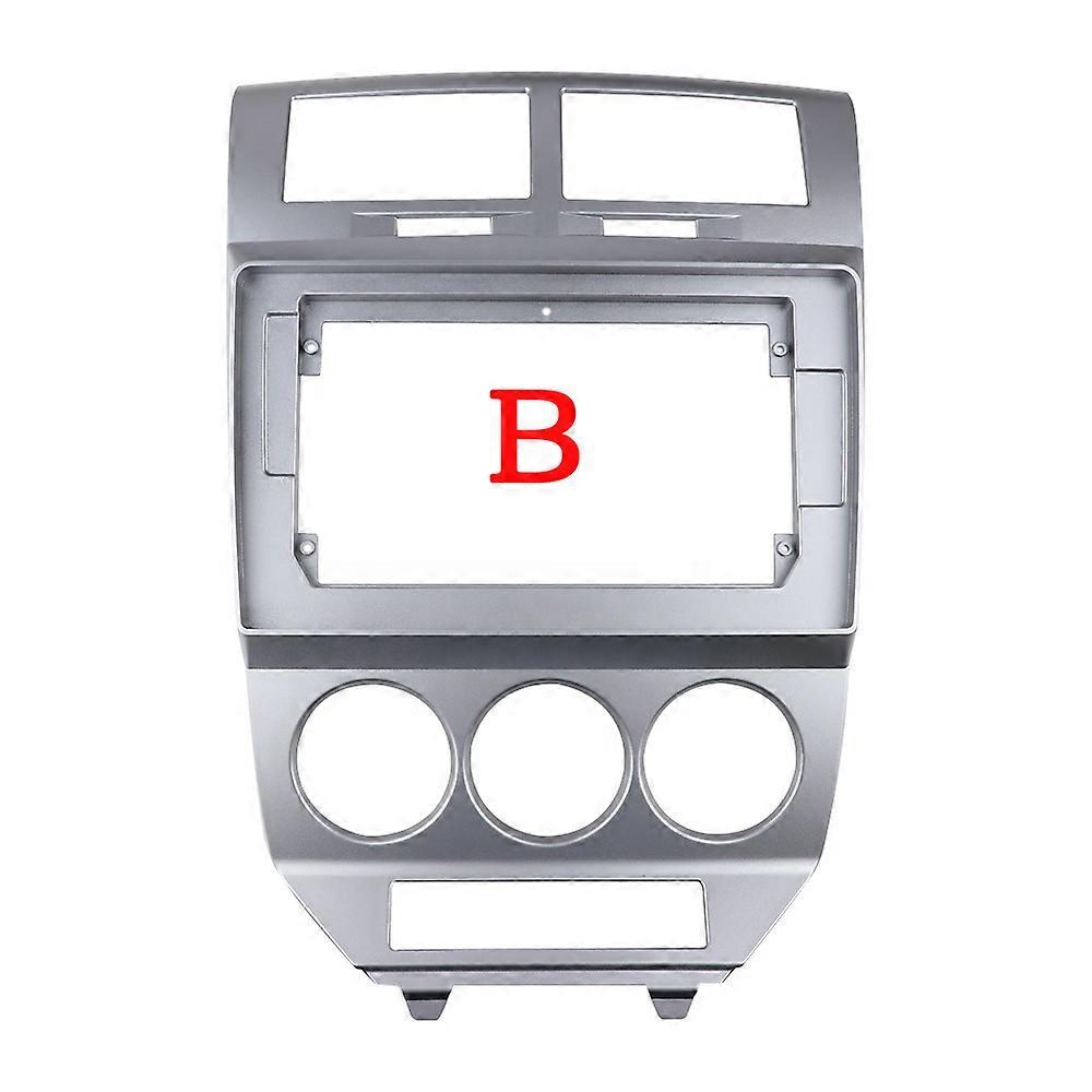 10.1 Inch 2 Din Car Stereo Radio Fascia Audio Frame GPS Navigation Panel Dashboard Adapter for 2007-2010 DODGE CALIBER