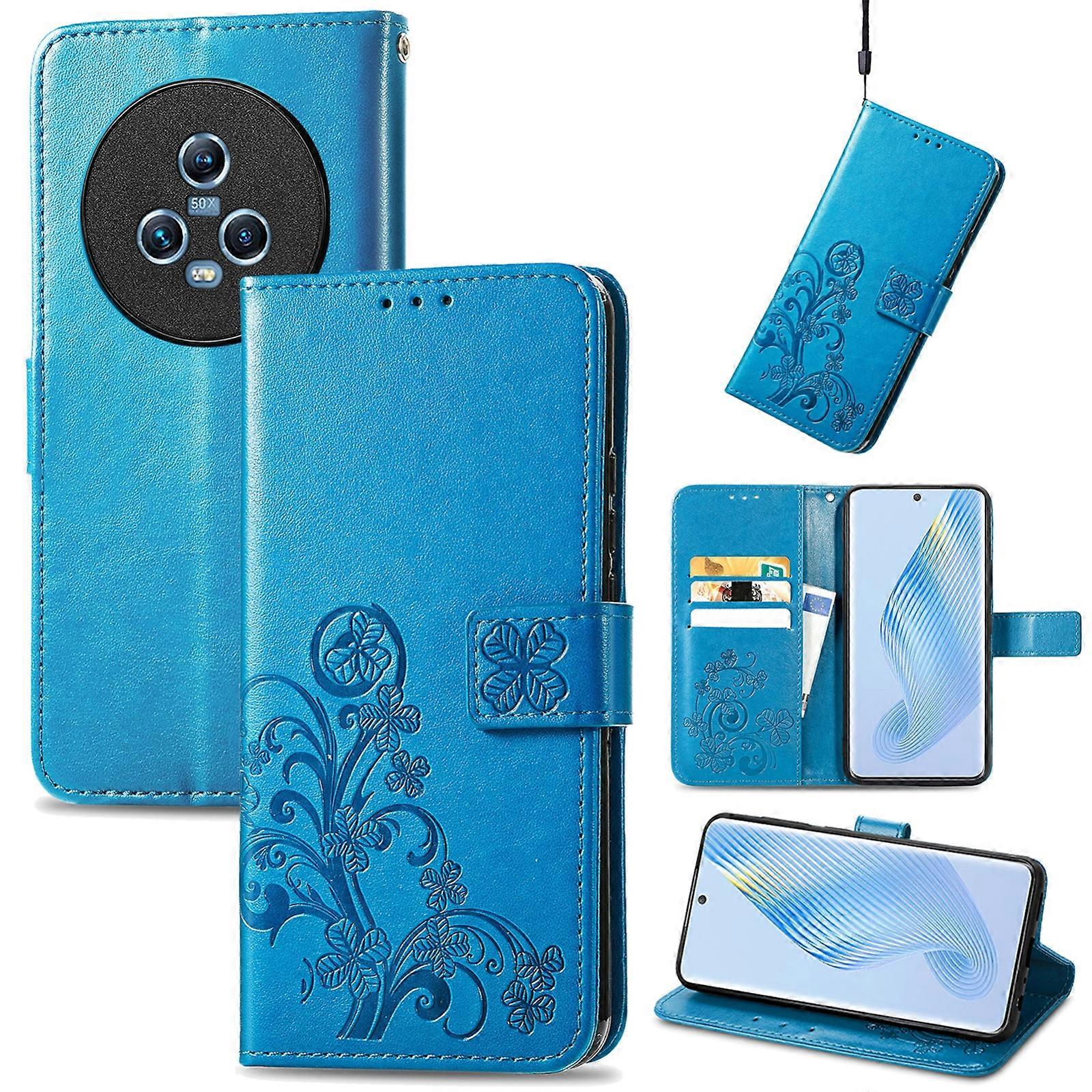 Four-leaf Clasp Leather Case For Honor Magic5