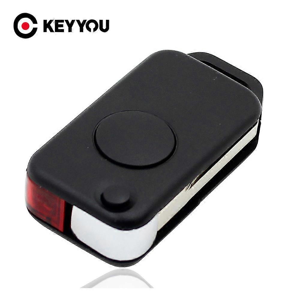 NEW Replacement Flip 1 Button Remote Key Shell Case Fob For Benz Mercedes 1984-2004 Free shipping