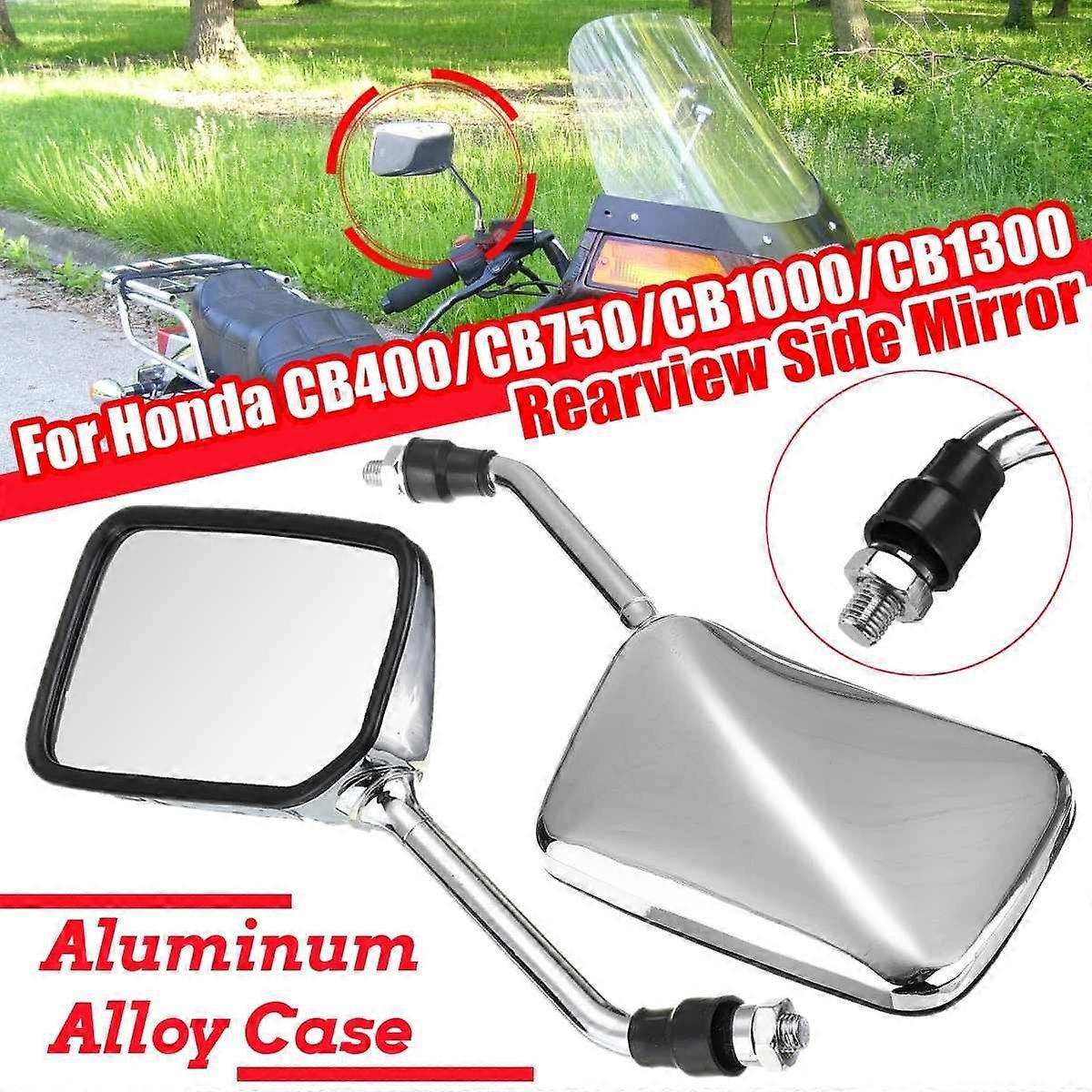 Motorcycle Handlebar Rear View Side Mirror Rearview Mirrors for honda CB400 VTEC 1 2 3 4 CB-1 VTR250 CB VTR 400 1 250 CB750