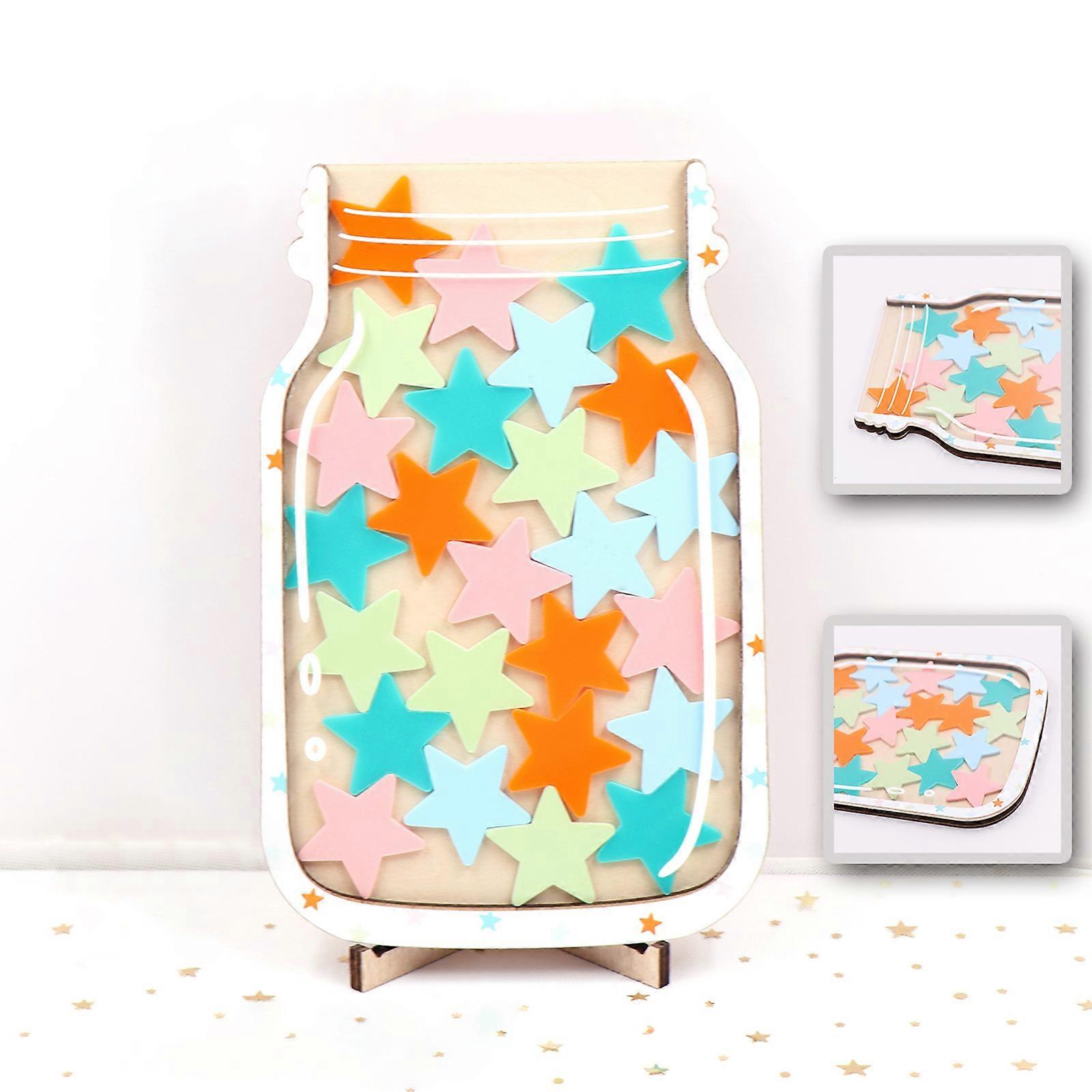 Bulletin Board Reward Chart Set, batolata Nočník Trénink Odměna Jar Pozitivní chování Graf, 100% Nový