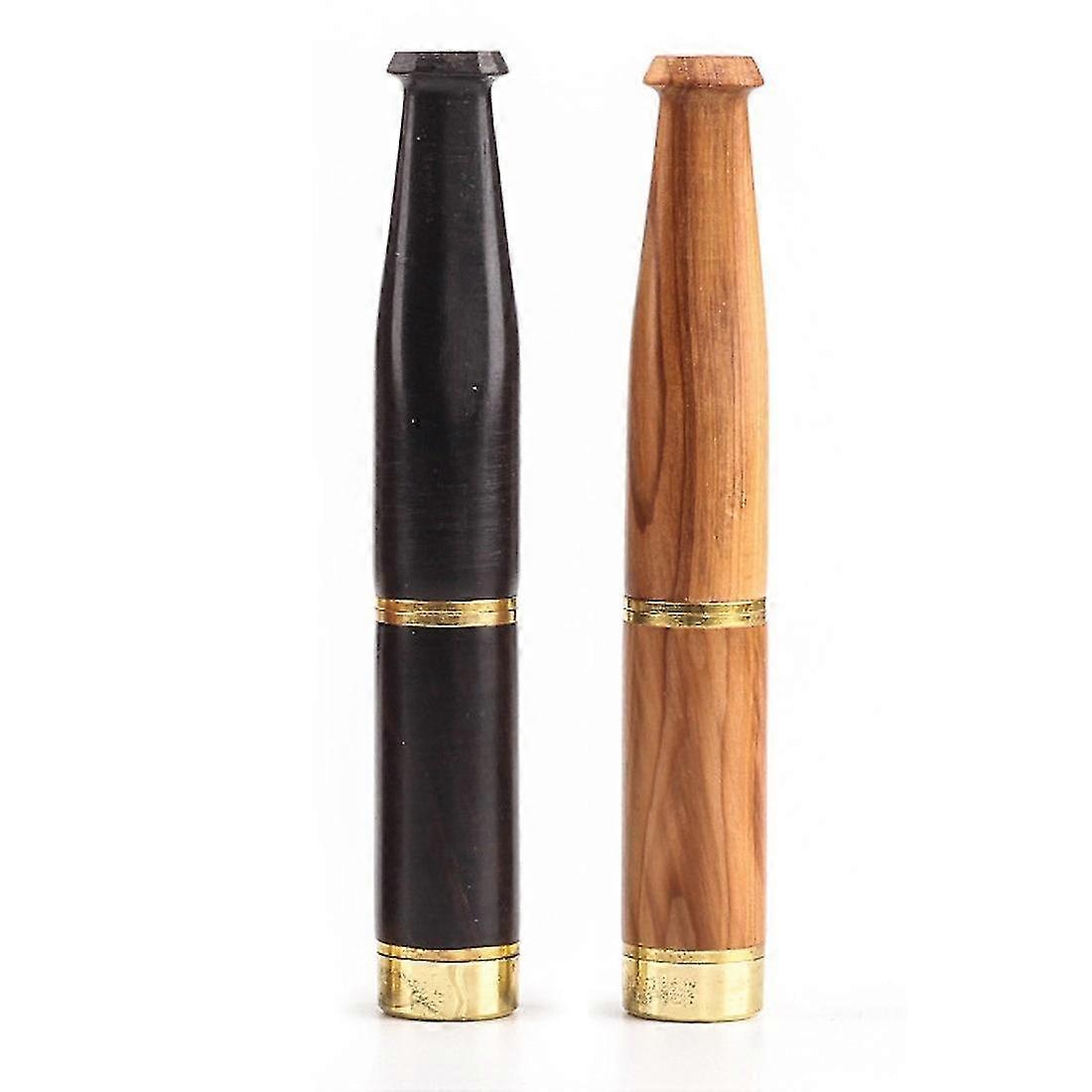 Cigarette Holder 2 Pcs Wooden Cigarette Holder Handmade Vintage Wooden Cigarette Holder Cigarette Filter Is Washabled-
