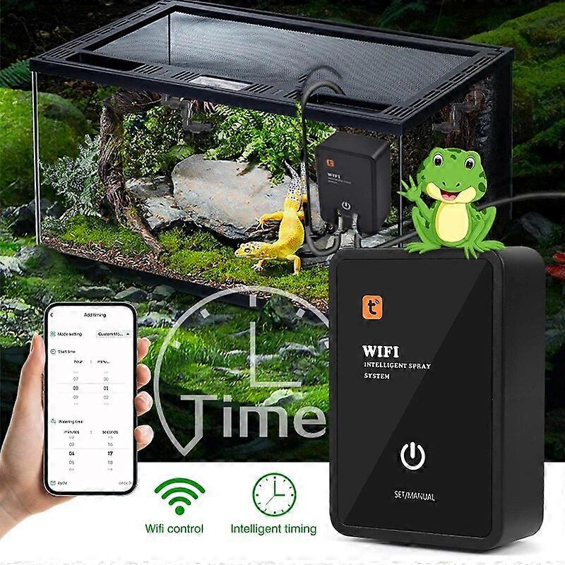Water Timers WiFi APP Control Intelligent Reptile Spray Humidifier Irrigation Timer Mist Timing Spray System Rainforest Reptiles Humidifier