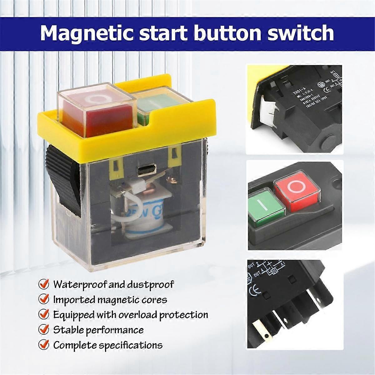Kjd6 5E4 250V 6A Universal Safety Switch: Electromagnetic Waterproof ...
