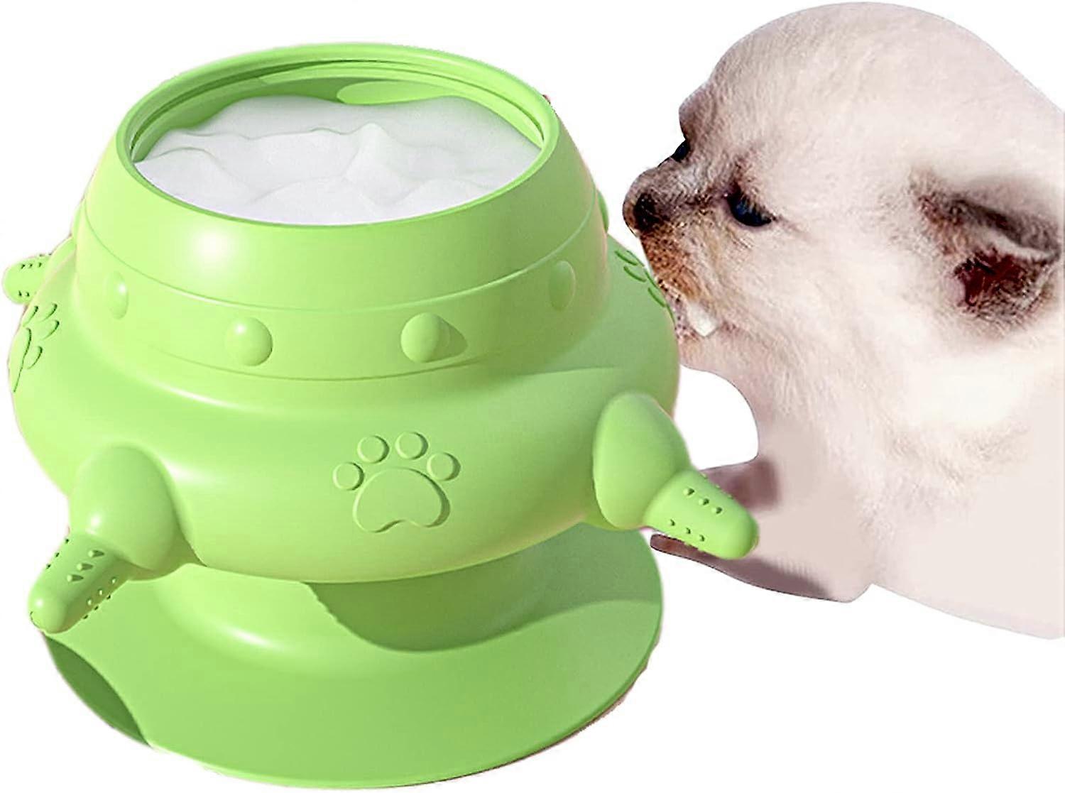 Kitten Puppy Nipple Feeder, Silicone Pet Bionic Self Automatic Feeding Milk Bowl with 4 Pacifiers  sucker,Non Spill Pets Slow Self Feeding Milks Devic
