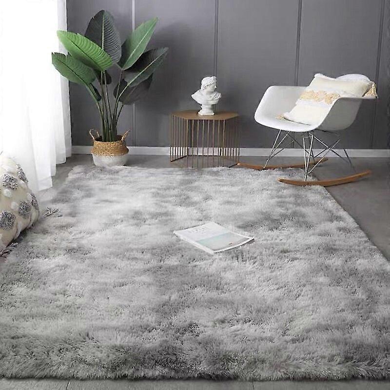 OuTanTe Hochflor Teppich Läufer 80x150cm, Creme Shaggy Flauschig Teppich Wohnzimmer Rutschfest Für Flur Schlafzimmer Kinderzimmer, Modern Wohnzimmerteppich Bettvorleger High-Pile Carpet