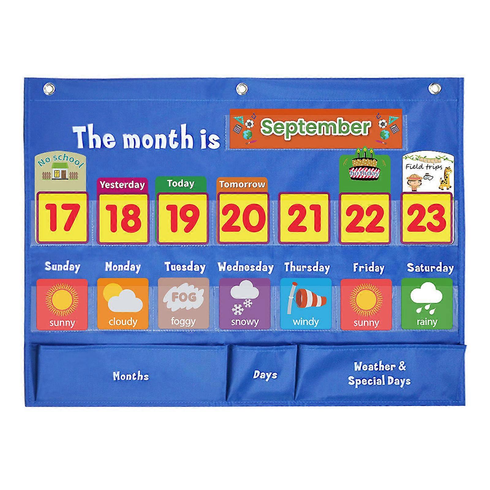 Weather Forecast Plan Making Calendar Toy Activity Center Children Learning Toy