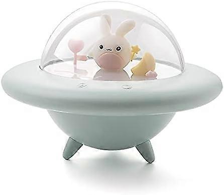 ضوء الليل LED للأطفال أضواء ليلية لطيفة سفينة الفضاء الأرنب الأصفر طفل ضوء الليل عن بعد واللمس