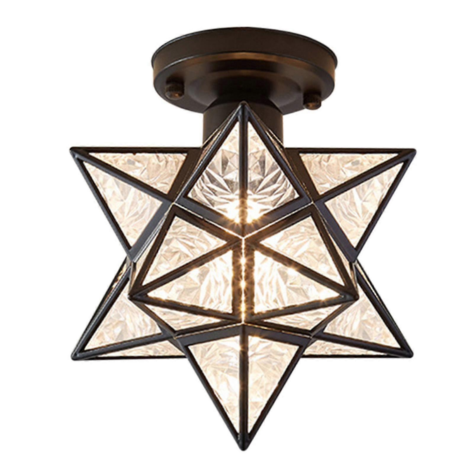Ceiling Lamp Five-pointed Star Ceiling Light Hallway Aisle Balcony Small Lamps Iron