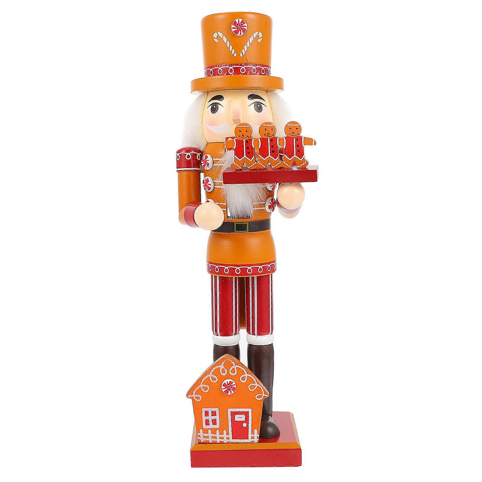 1Pc Party Adornment Christmas Nutcracker Layout Prop Decorative Home Decoration