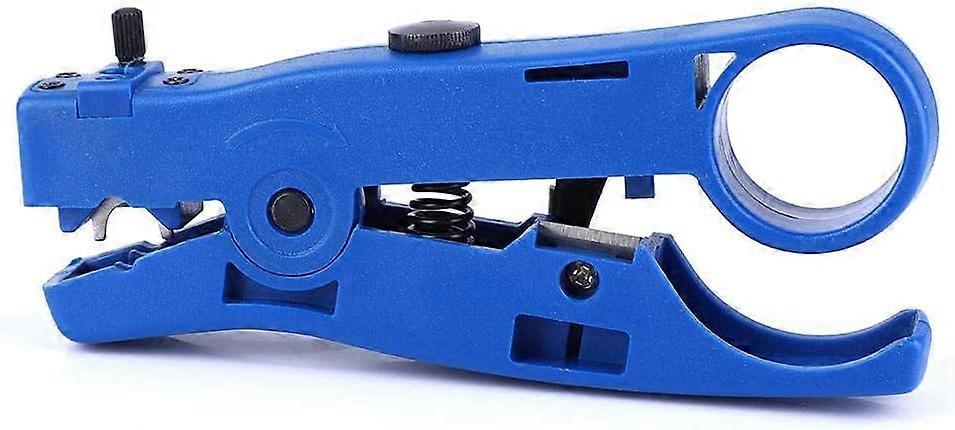 Wire Stripper Cutter Professional Coaxial Network Cable Stripping Cutter Stripping Tool Ratchet Wire