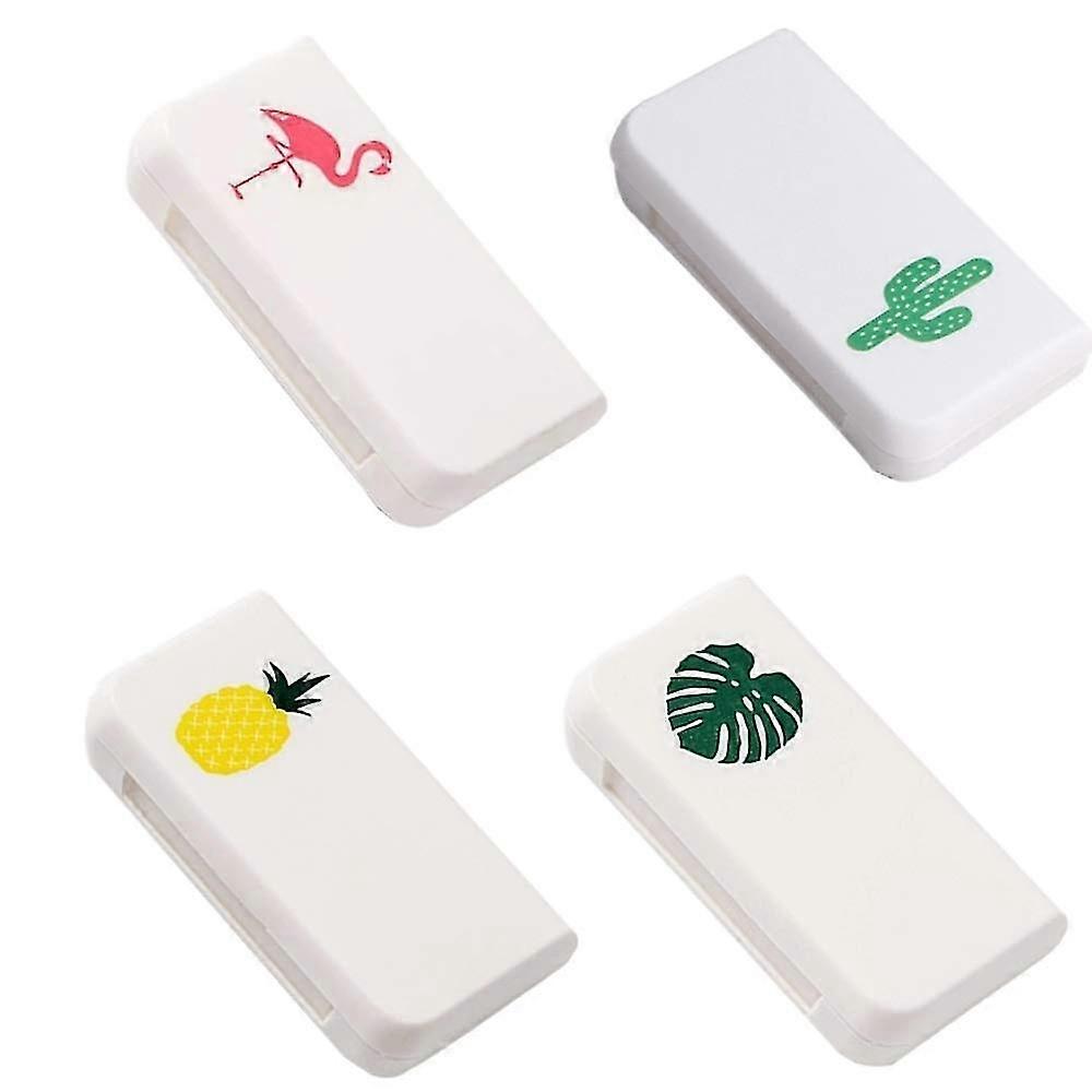 4-Pack Mini Waterproof Medication Organizer