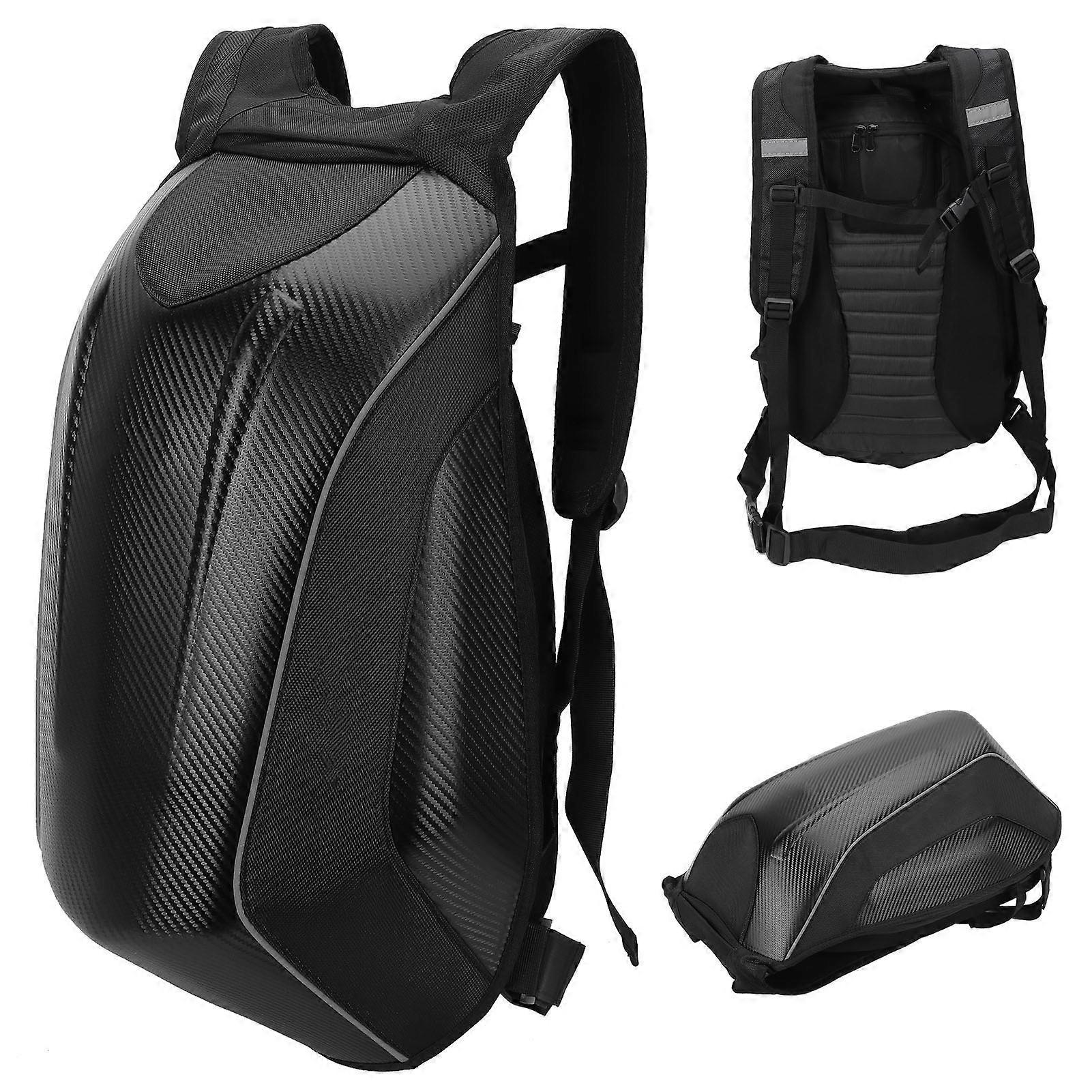 RHA0801 Motorcycle Backpack Waterproof Hard Shell Backpack Riding Bag for Men High Capacity