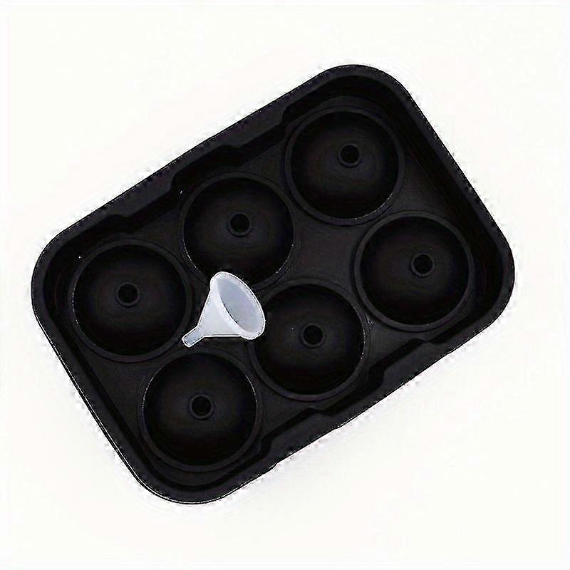 Set Of 3, Ice Cube Tray With Lid Refrigerator Silicone Ice Cube Mold, 6 Ball Ice Cube Tray, 4 Diamond Shaped And 6 Ice Trays, Reusable Whiskey Ice Mol