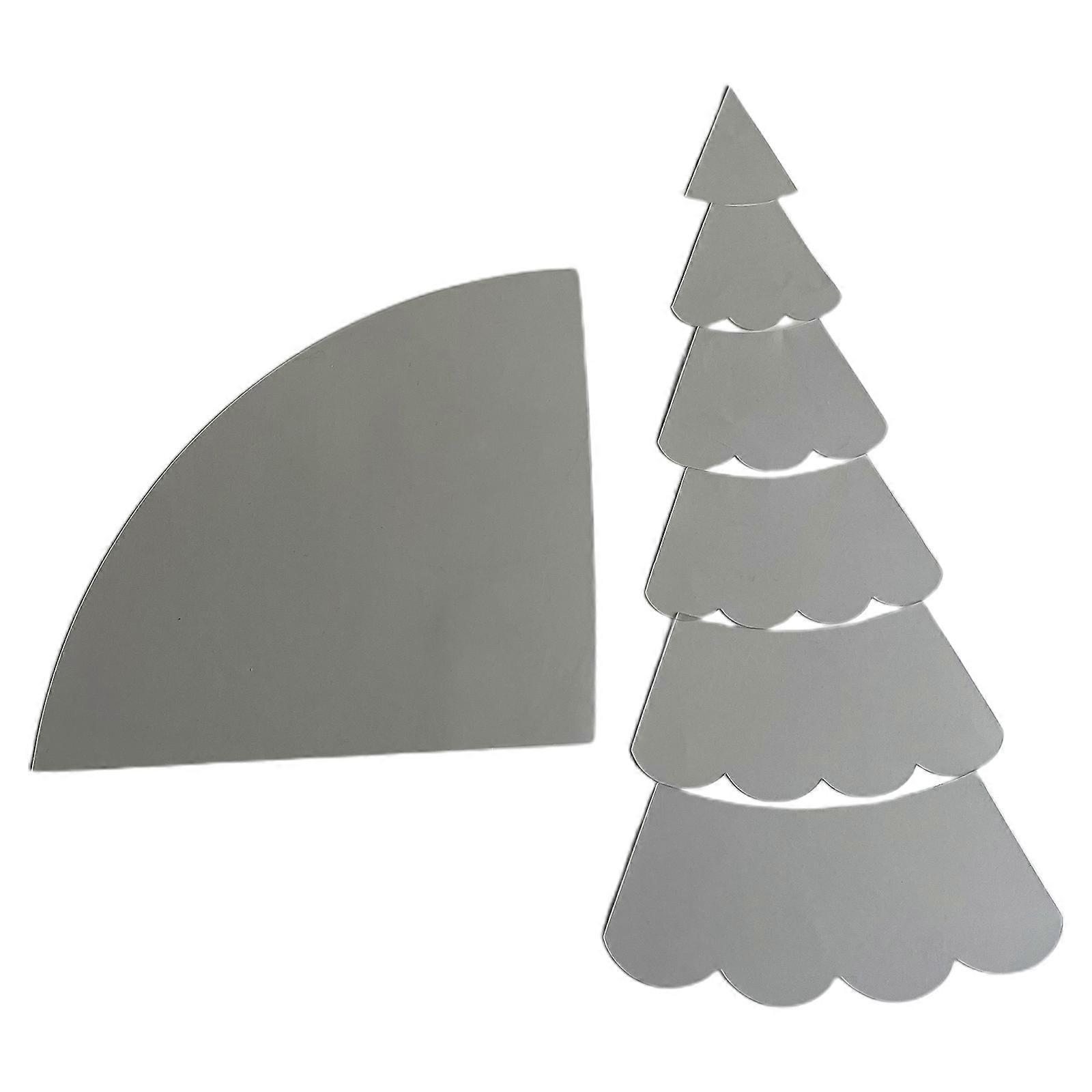  Handmade Christmas Tree Quilting Set DIY Patchwork Cutting Template Rulers