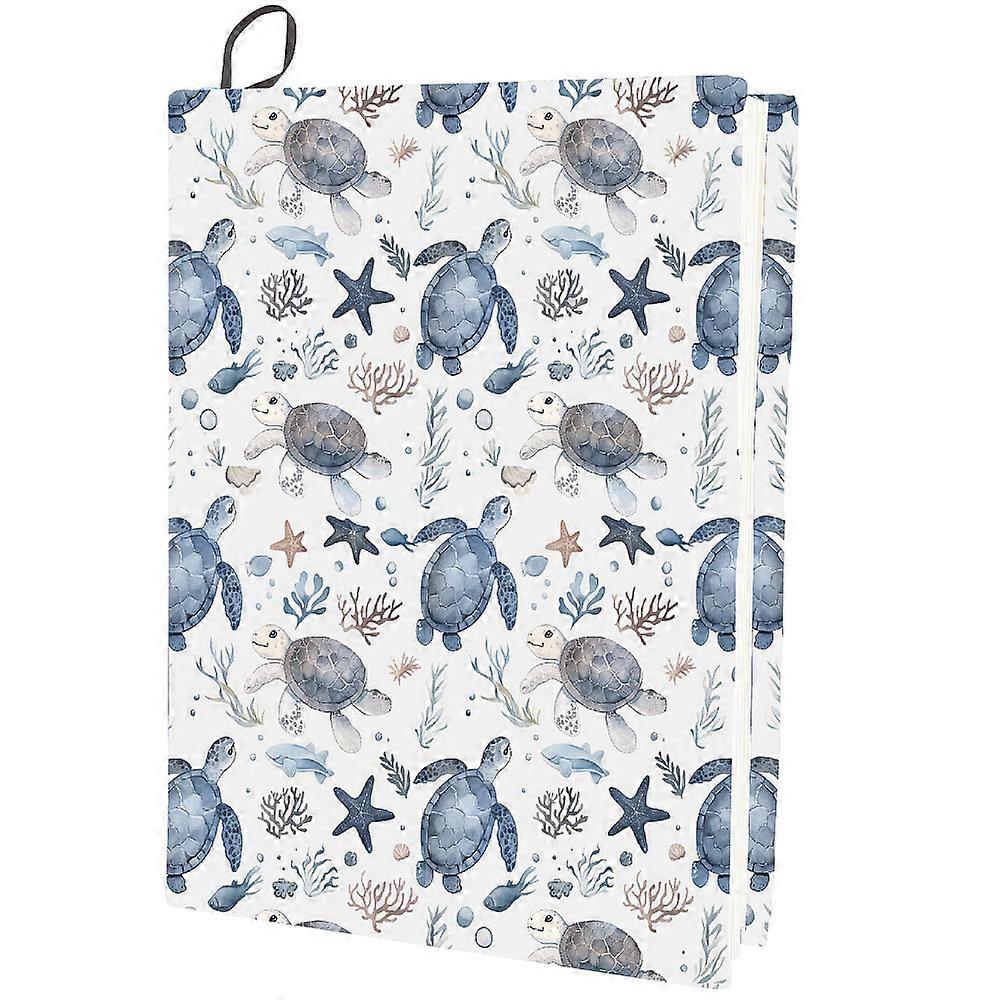 Polyester Book Covers Elastic Notebook Wraps Rectangle Tortoise 400x250mm