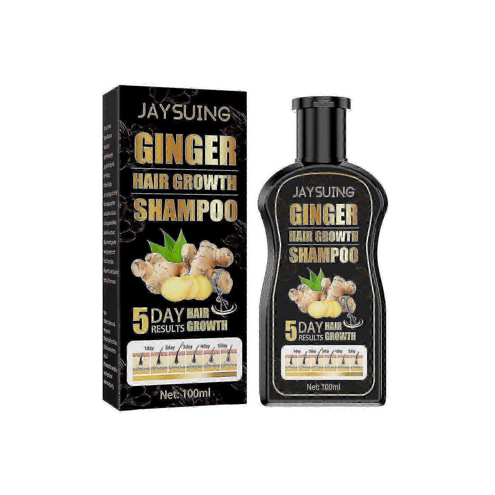 Jaysuing Ginger Conditioning Shampoo Refreshing Anti-dandruff Relieving Itching Solid Thick Hair Fluffy Conditioning Shampoo Soft