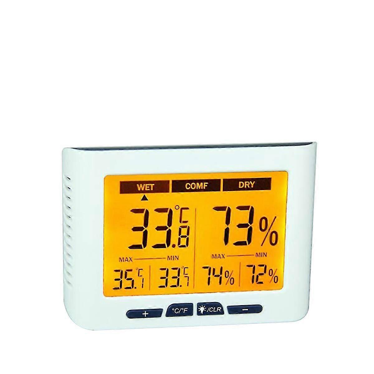 Digital Hygrometer Thermometer, Indoor Thermometer, Humidity Meter With Large Lcd Display, Accurate Temperature And Humidity Measurement For Living Ro