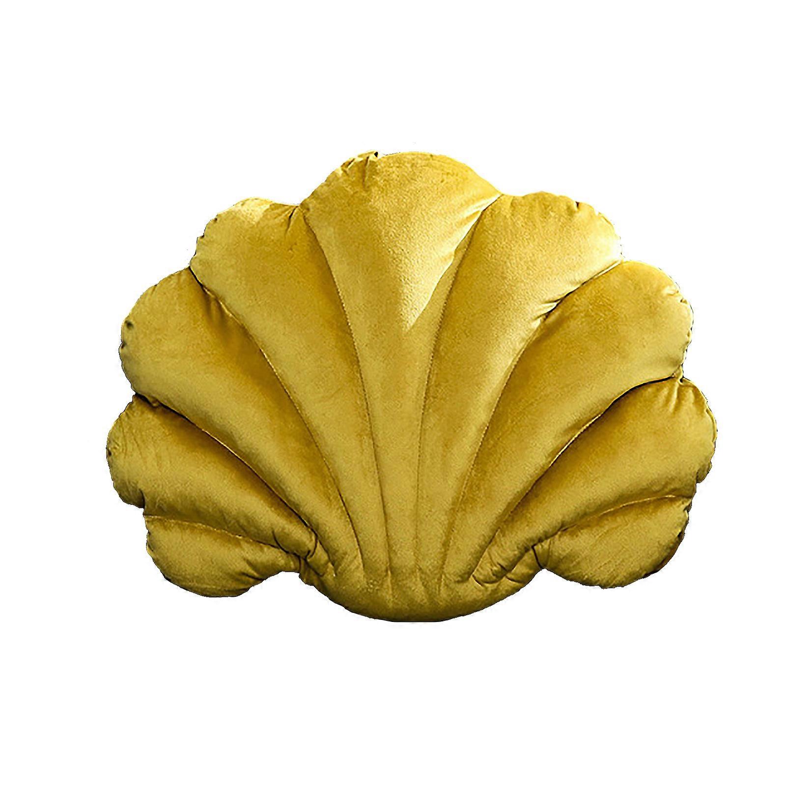 Dutch Fleece Seashell Pillow - Elegant 3 Colors Sofa Cushion