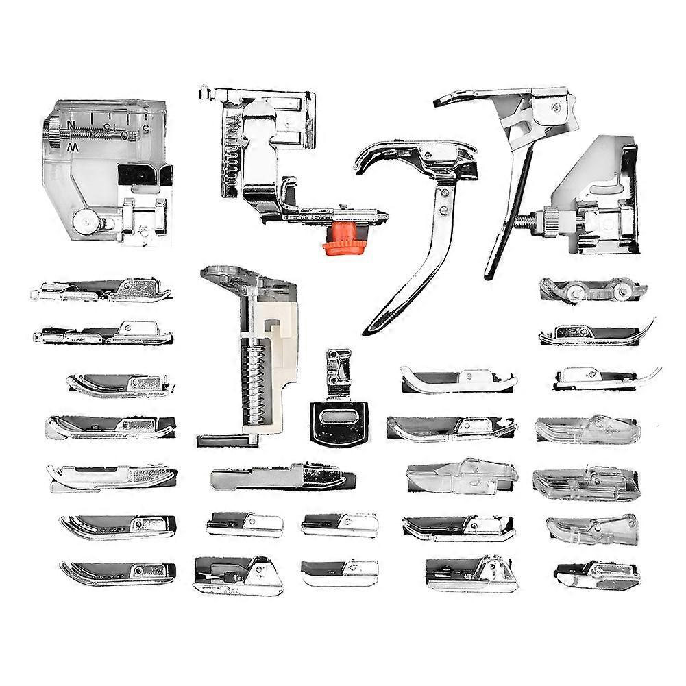 32PCS Garment Processing Accessories Home Sewing Machine Synchronous Feeding Presser Foot