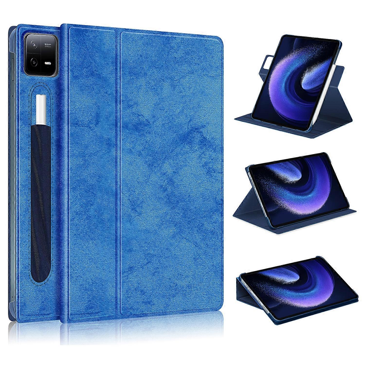 360 Rotation Stand Smart Leather Tablet Case